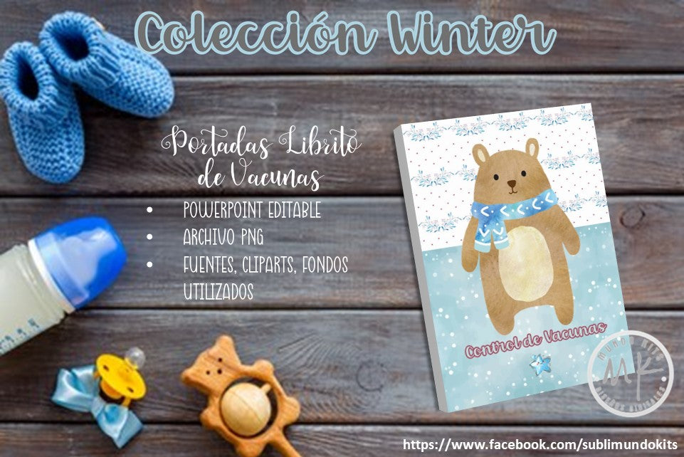 Libritos de Vacuna Colección Bosque - Pack 3