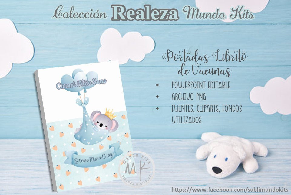 Libritos de Vacuna Colección Realeza - Pack 2