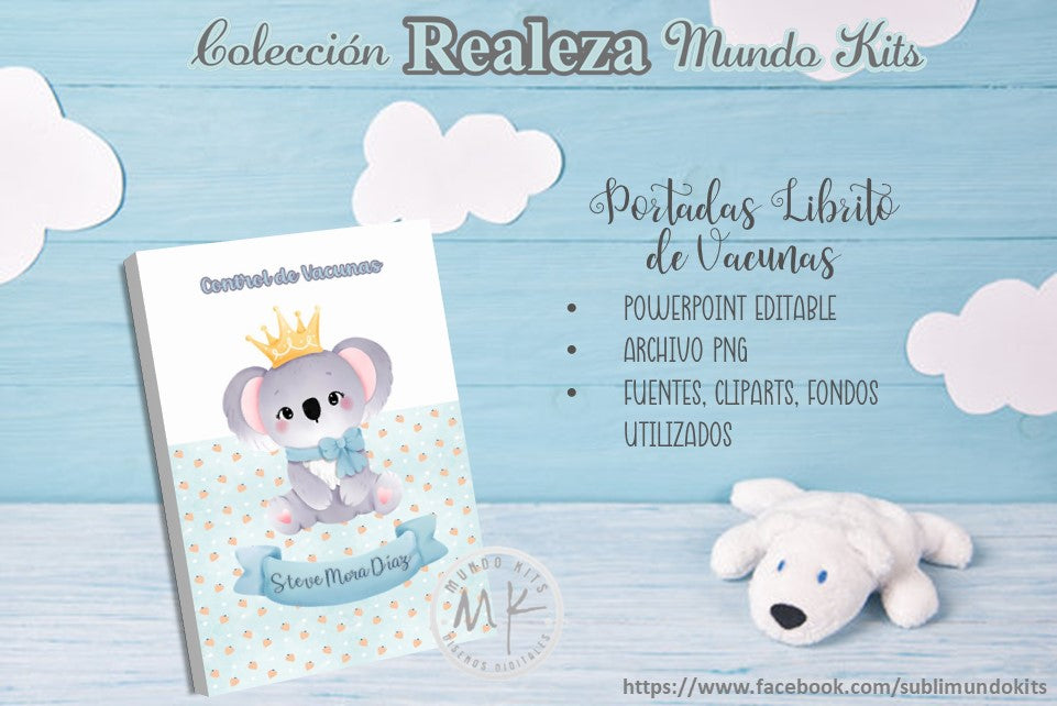 Libritos de Vacuna Colección Realeza - Pack 2