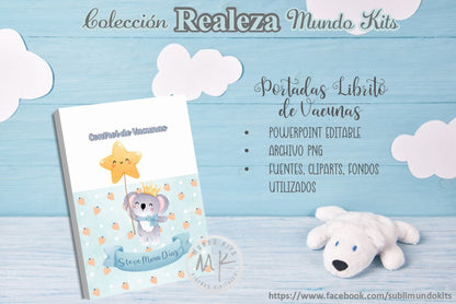 Libritos de Vacuna Colección Realeza - Pack 2