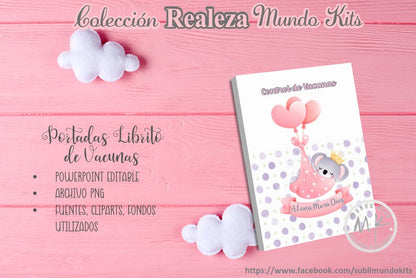 Libritos de Vacuna Colección Realeza - Pack 2