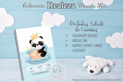 Libritos de Vacuna Colección Realeza - Pack 2