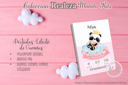 Libritos de Vacuna Colección Realeza - Pack 2