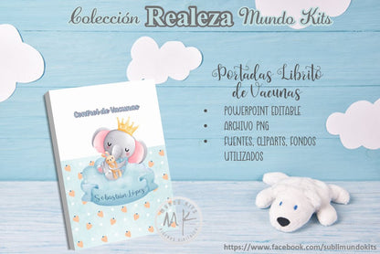 Libritos de Vacuna Colección Realeza - Pack 2