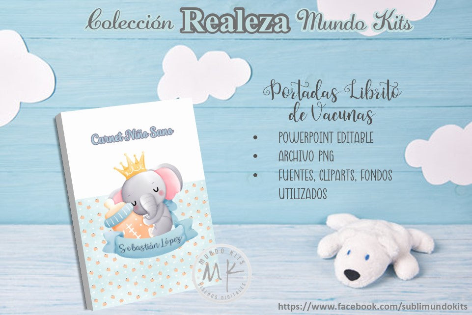 Libritos de Vacuna Colección Realeza - Pack 2