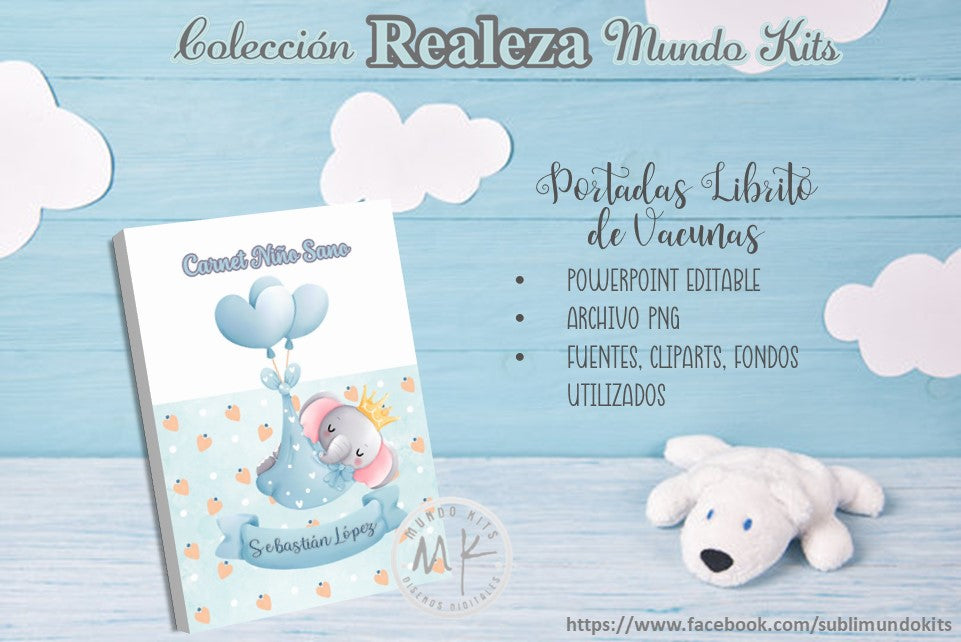 Libritos de Vacuna Colección Realeza - Pack 2