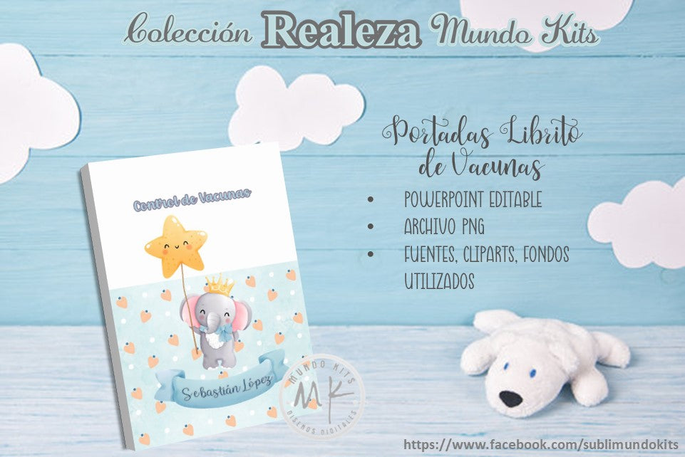 Libritos de Vacuna Colección Realeza - Pack 2