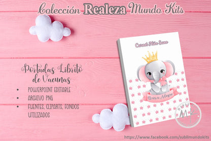 Libritos de Vacuna Colección Realeza - Pack 2