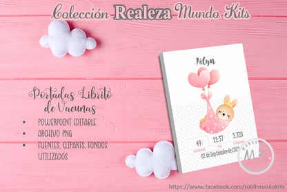 Libritos de Vacuna Colección Realeza - Pack 2