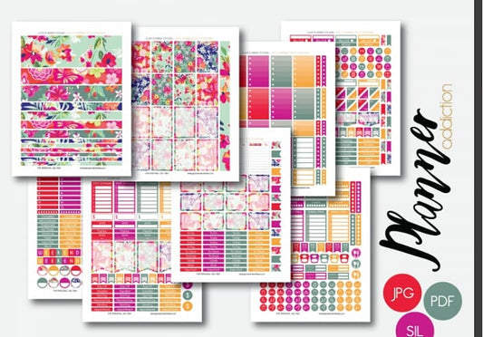 Planner Stickers Summer