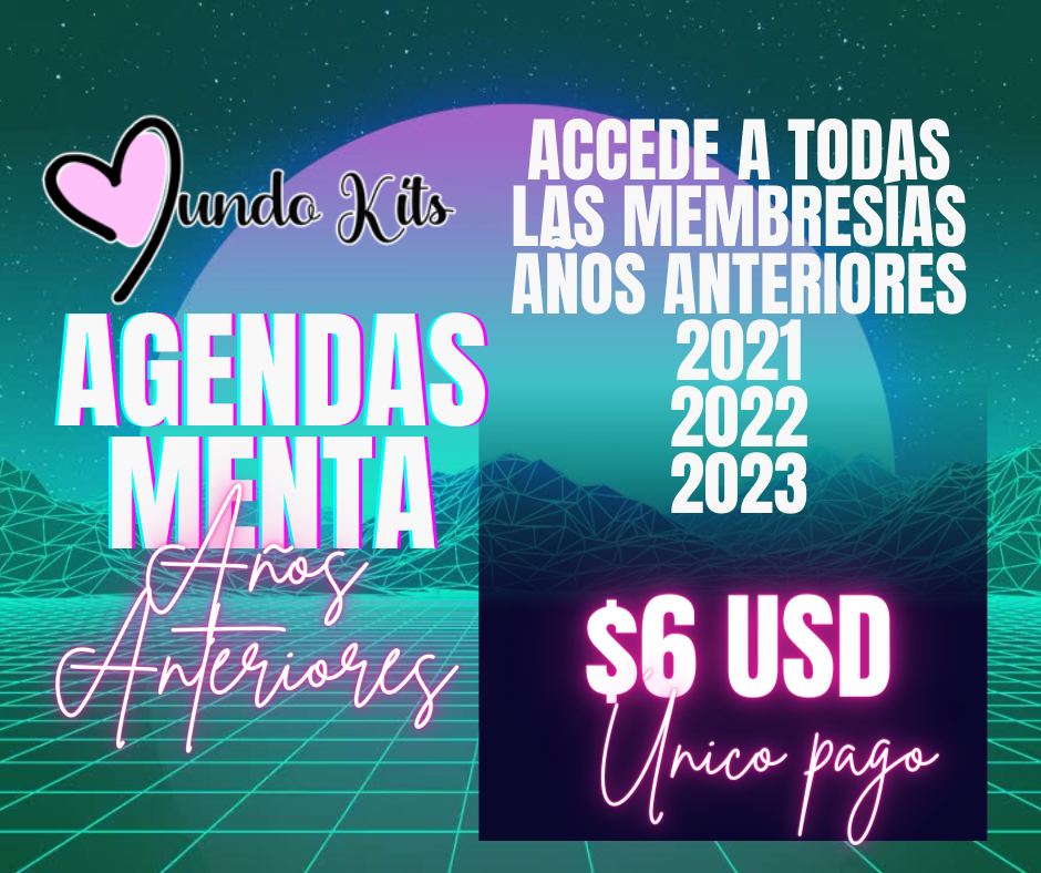 Promo Membresías Agendas Años Anteriores (2021-2022-2023)